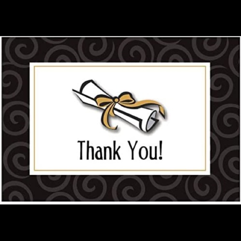 Graduation Thank You Cards - Picture 2 of 3